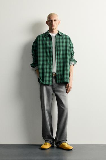 Zara 休閒版工裝長褲 - 深灰色