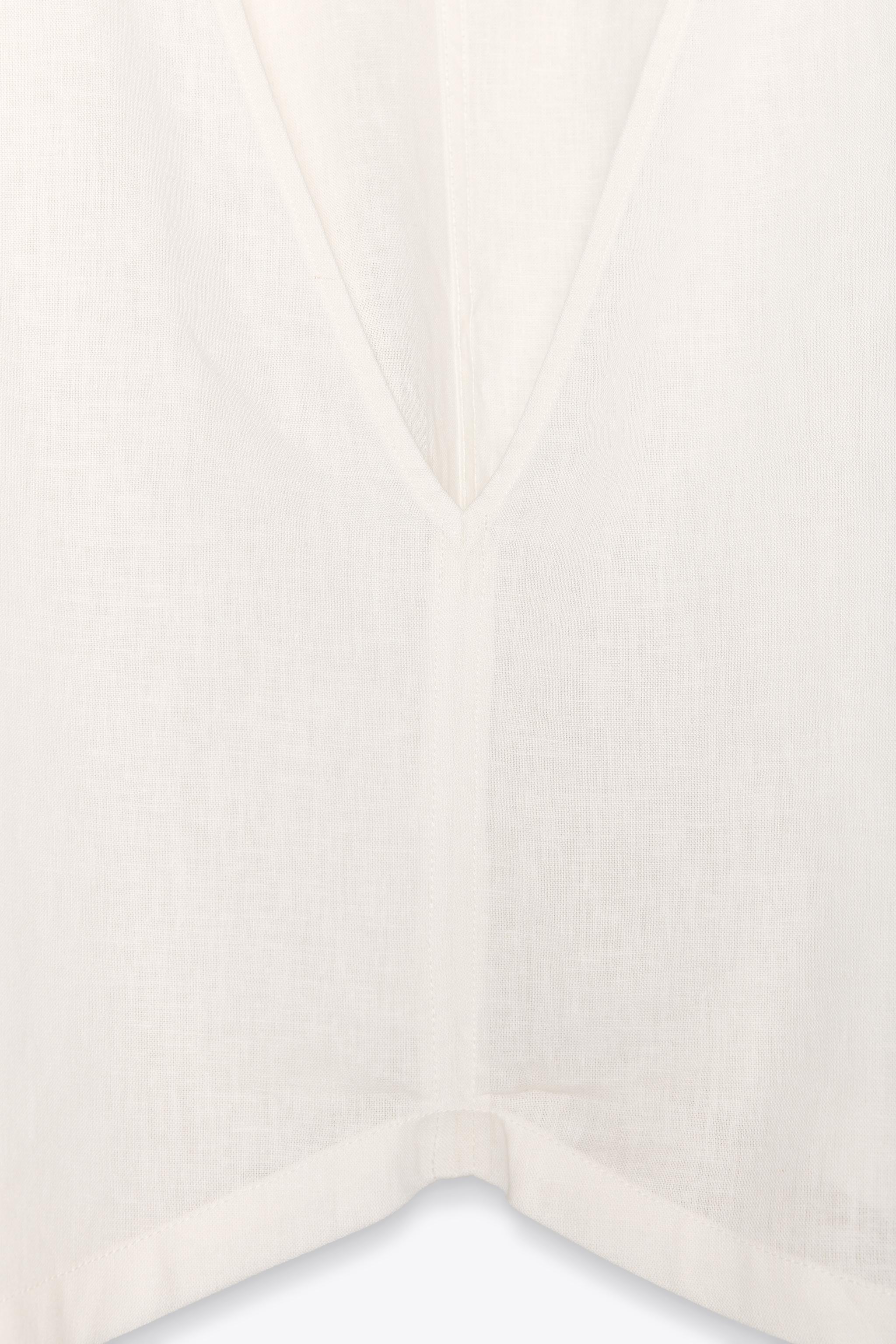 アシンメトリー ケープ キモノ - オフホワイト | ZARA Japan / 日本