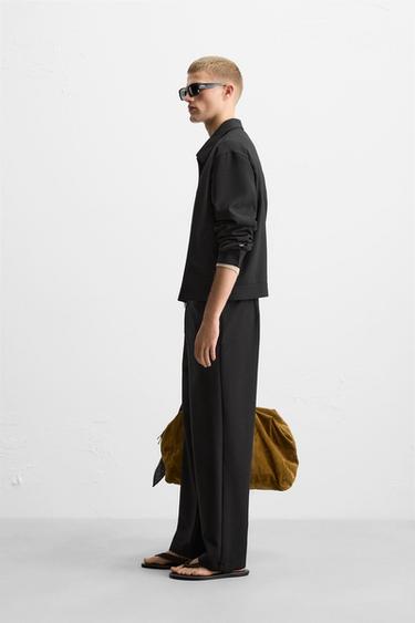 REGULAR FIT TROUSERS - Black by Zara - Image 3