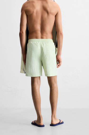 MAILLOT DE BAIN LONG - Vert d'eau de Zara - Image 3