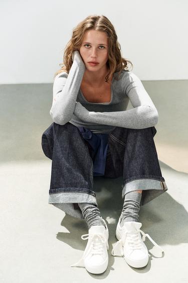 ԿԵԴԵՐ՝ ՀԵՏՆԱՄԱՍԻ ԴԵՏԱԼՈՎ - Սպիտակ Zara-ից - Նկար 0