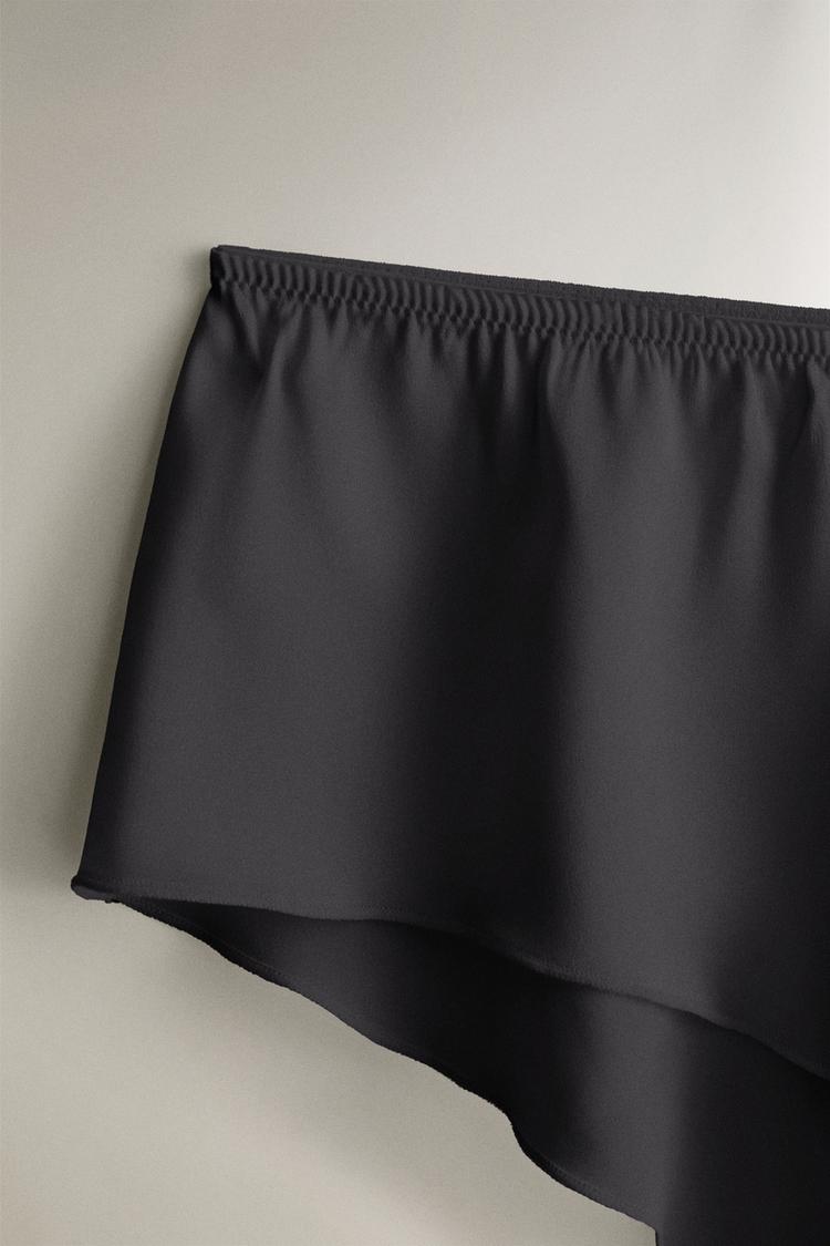 MULBERRY SILK PANTY — Gray