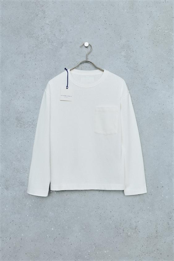STORIESZ - HEAVYWEIGHT WASHED T-SHIRT - White by Zara - Image 0