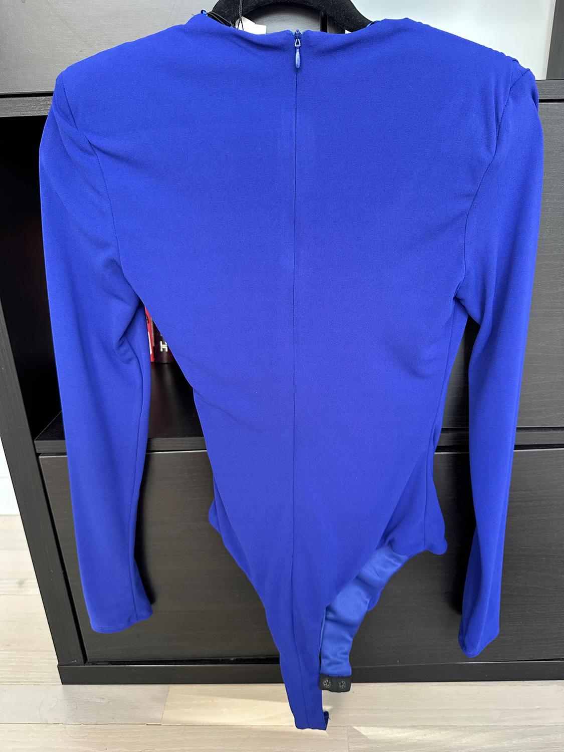 DRAPED SHOULDER PAD BODYSUIT - Image 4
