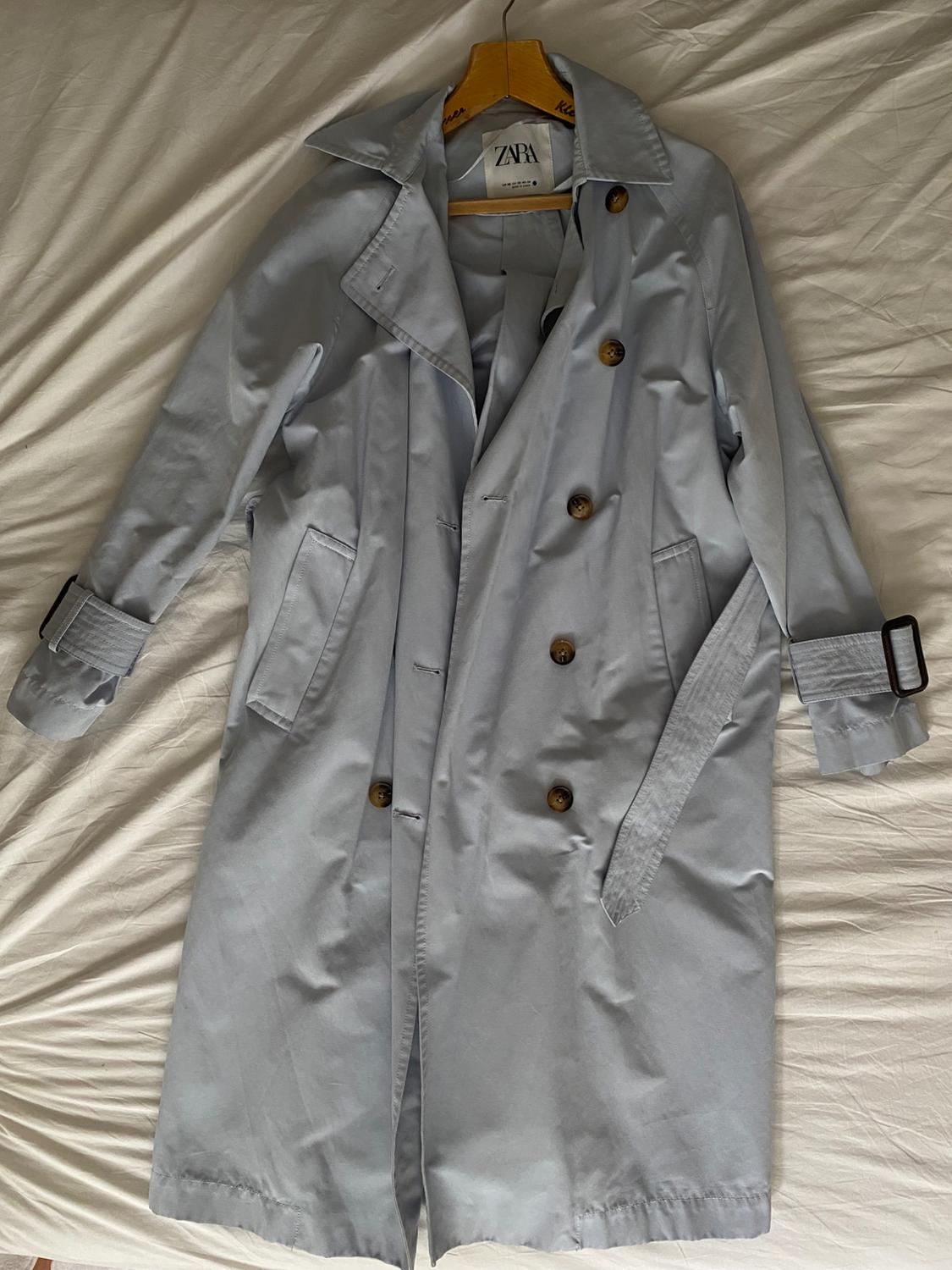 TRENCH COAT WITH TABS AND BELT - Image 2