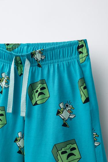 6-14 ANS/ PYJAMA MINECRAFT © MOJANG AB. - Bleu de Zara - Image 6