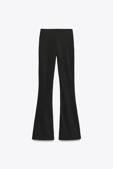 LEGGINGS WITH METAL APPLIQUÉ - Black by Zara - Image 6