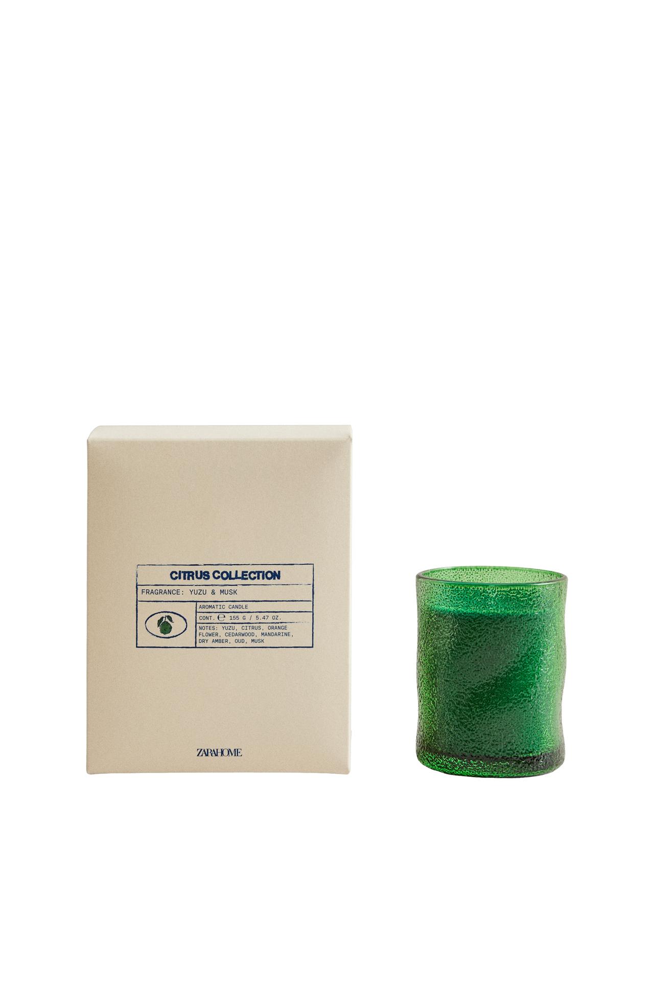 АРОМАТИЧЕСКАЯ СВЕЧА YUZU & MUSK (155 Г)