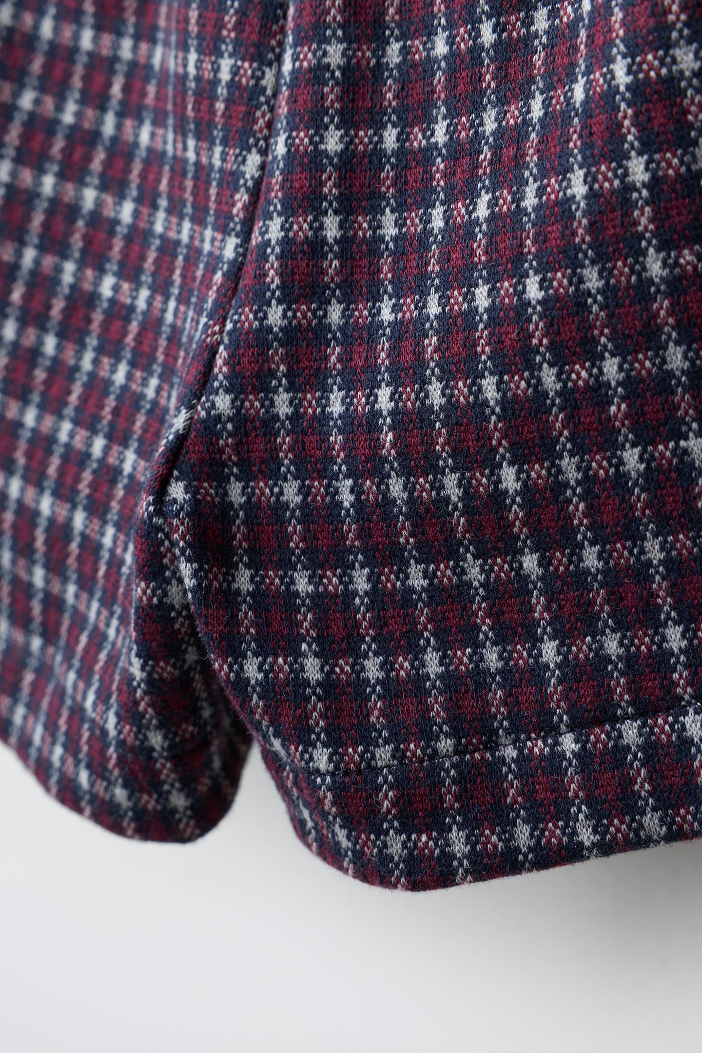 Детская юбка-шорты Zara Plaid Pleated Skort, цвет: Бордовый — фото 5