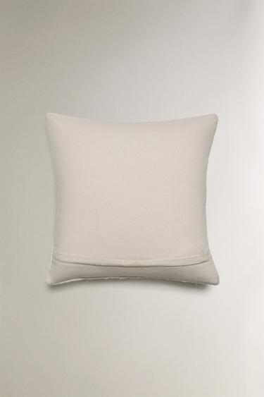 HOUSSE DE COUSSIN TRESSÉE - Écru de Zara - Image 2
