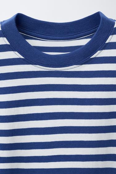 THREE-PACK OF PLAIN AND STRIPED T-SHIRTS - Red by Zara - Image 3