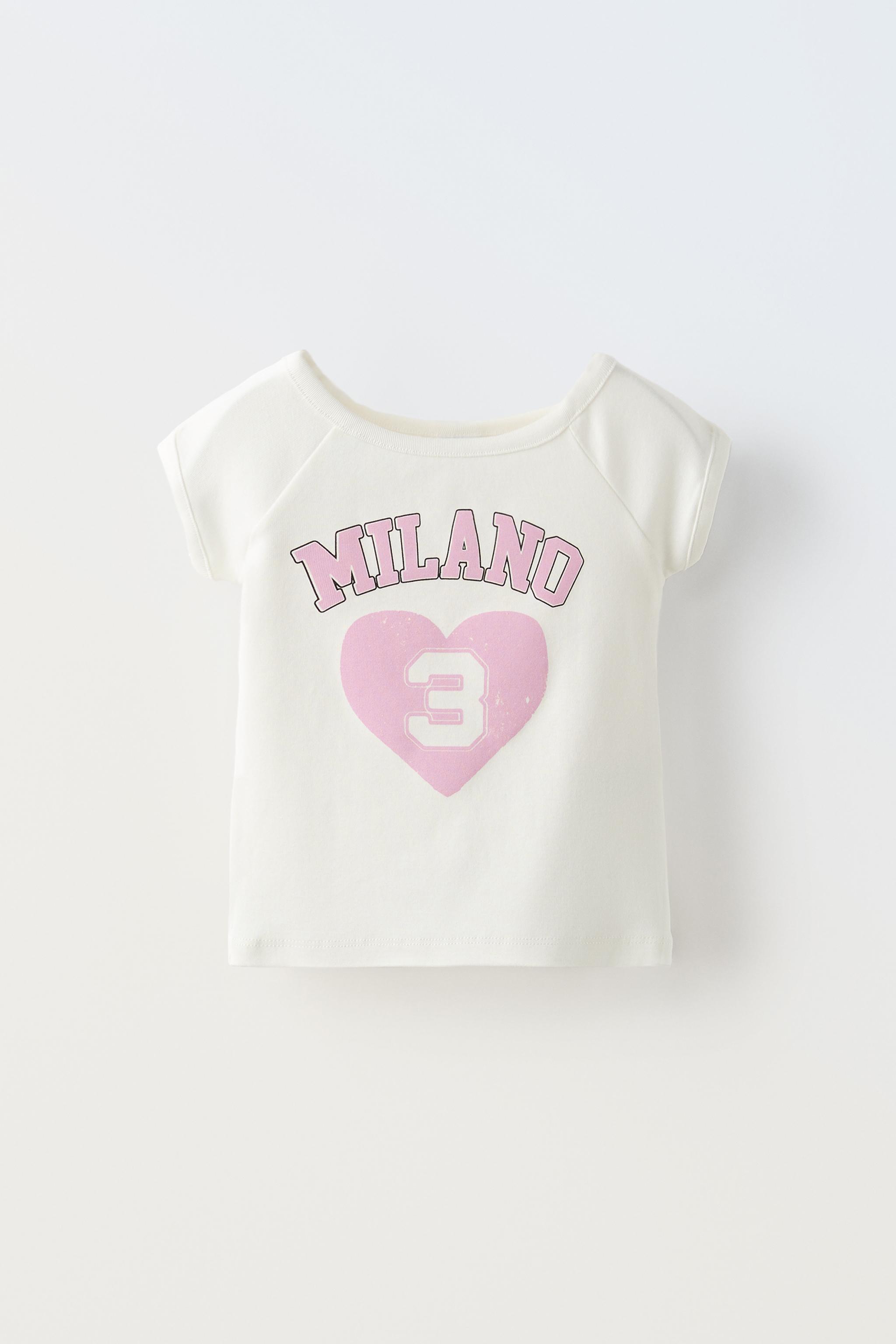 VARSITY T-SHIRT - White | ZARA Australia