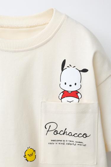 POCHACCO © SANRIO POCKET T-SHIRT - White by Zara - Image 2
