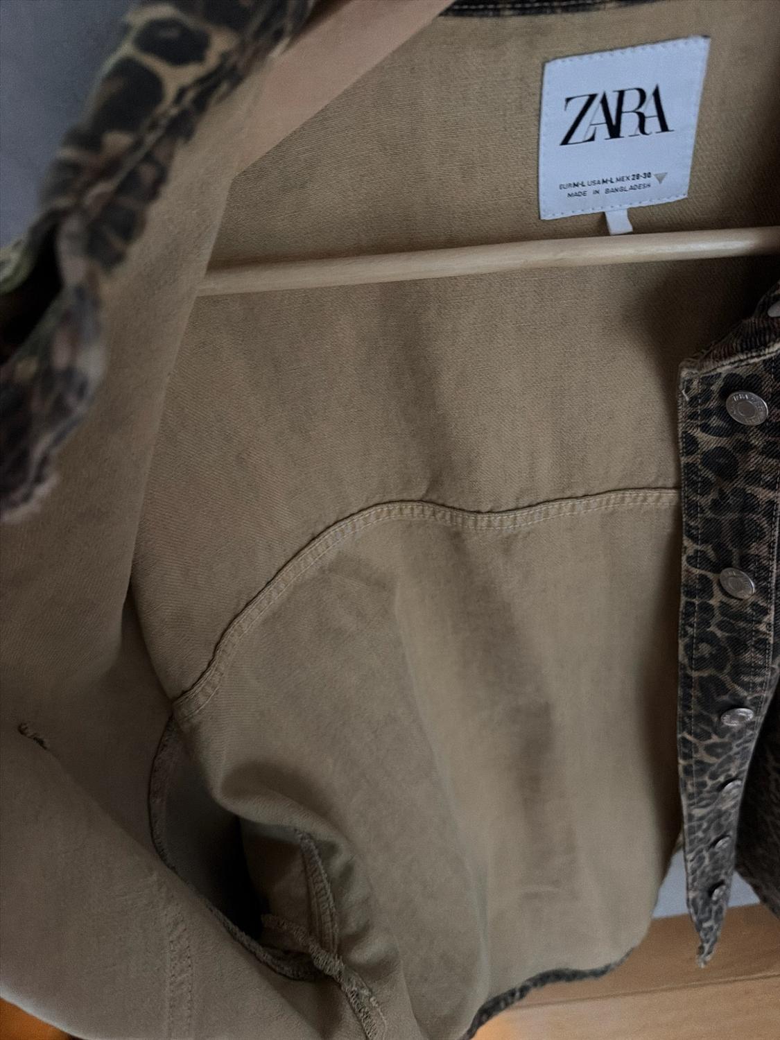 TRF DENIM ANIMAL PRINT OVERSHIRT - Image 4
