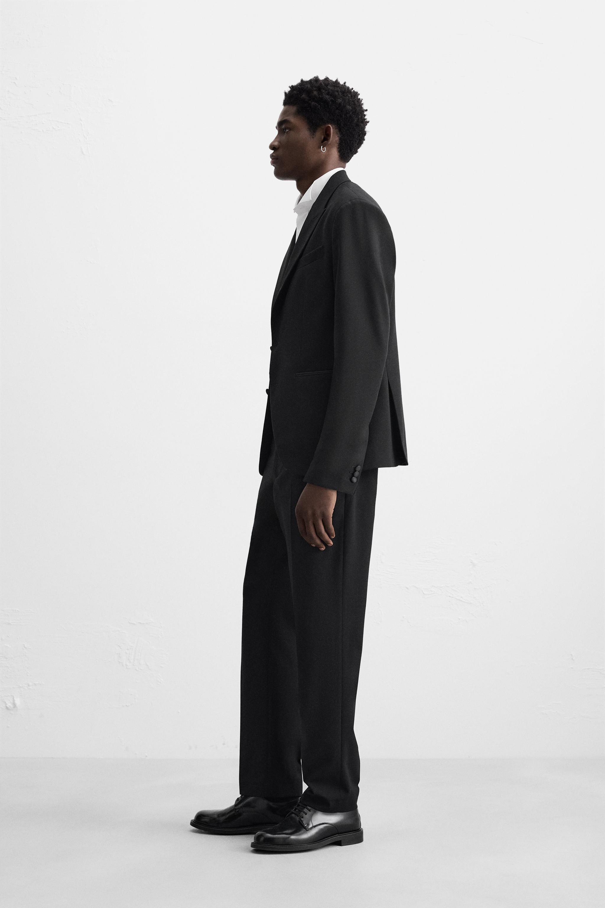 【ZARA】スーツ　フォーマル　ジャケット　パンツ 150 ザラ コンフォートスーツパンツ - 濃青 | ZARA Japan / 日本