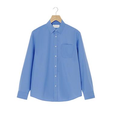 REGULAR FIT OVERHEMD MET ZAK ORIGINS - Middenblauw van Zara