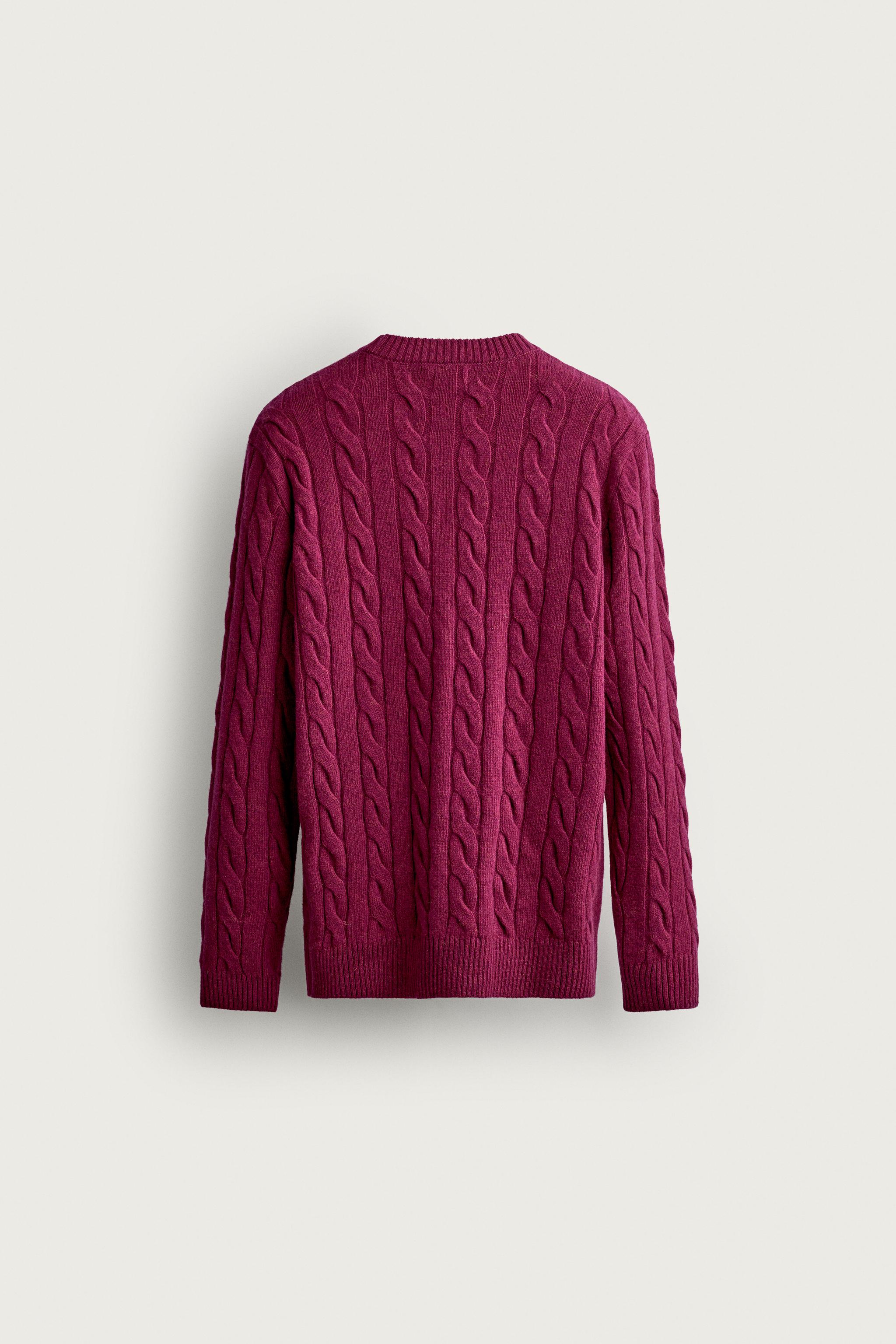 PULL REGULAR FIT À TRESSES