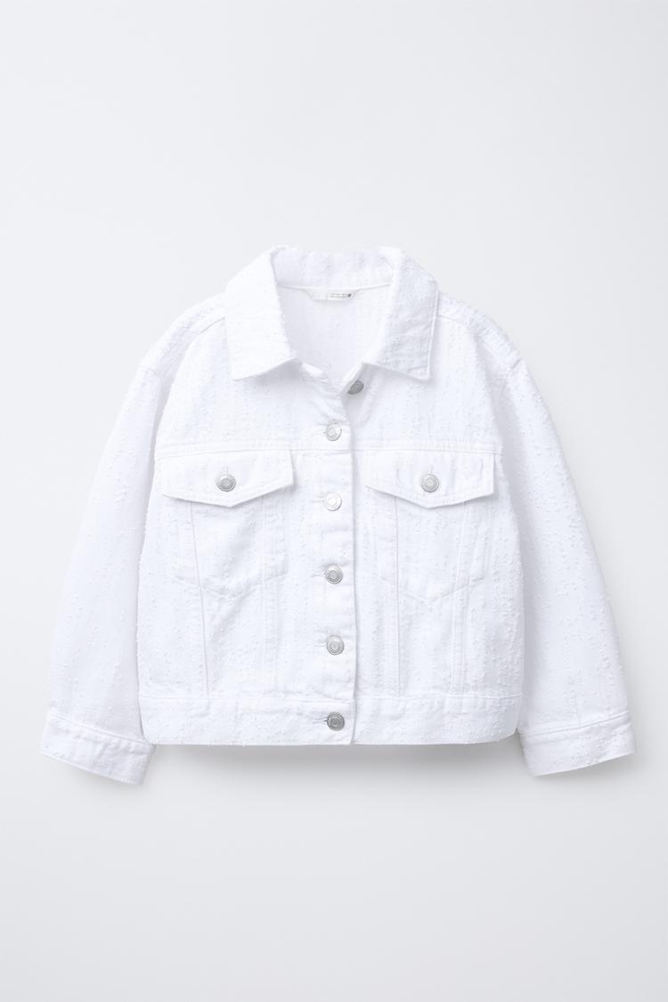 Veste En Jean Blanche Mango Veste En Jean White/blanc (Seconde