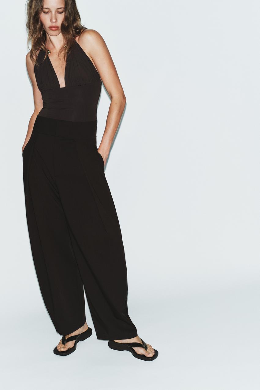 Zara PLEATED BALLOON PANTS