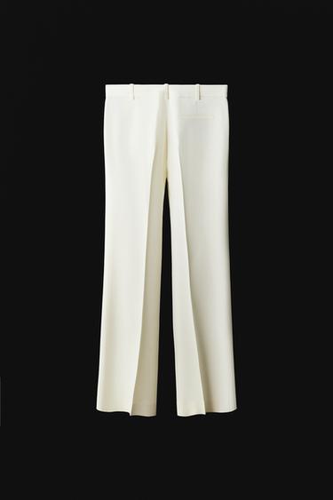 ZW COLLECTION STRAIGHT TROUSERS - Ecru by Zara - Image 1
