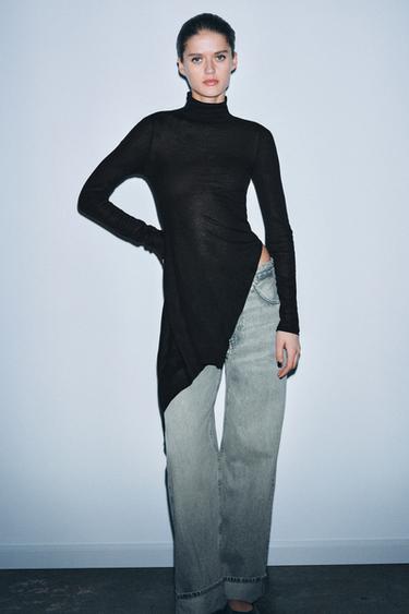 SUPIMA® ASYMMETRIC TOP - Black by Zara