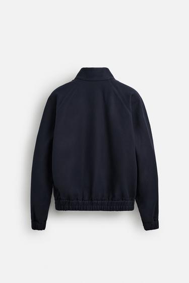 BLOUSON STRUCTURÉ - Bleu marine de Zara - Image 8