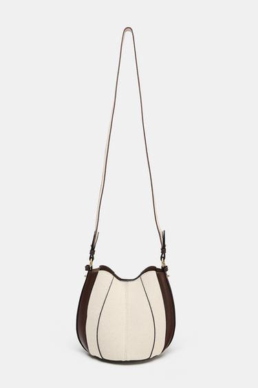 TOPSTITCH BUCKET BAG - Light beige by Zara - Image 2