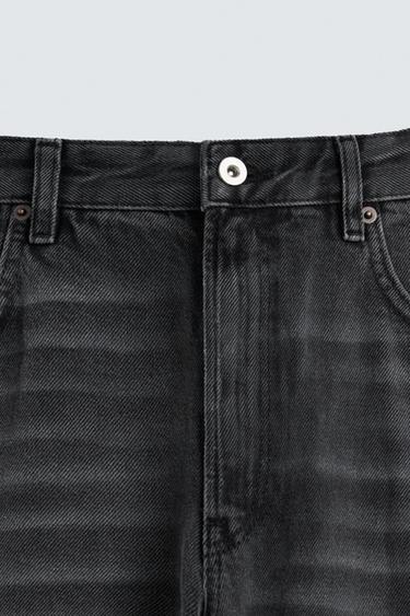 FLARE FIT JEANS - charcoal grey by Zara - Image 8