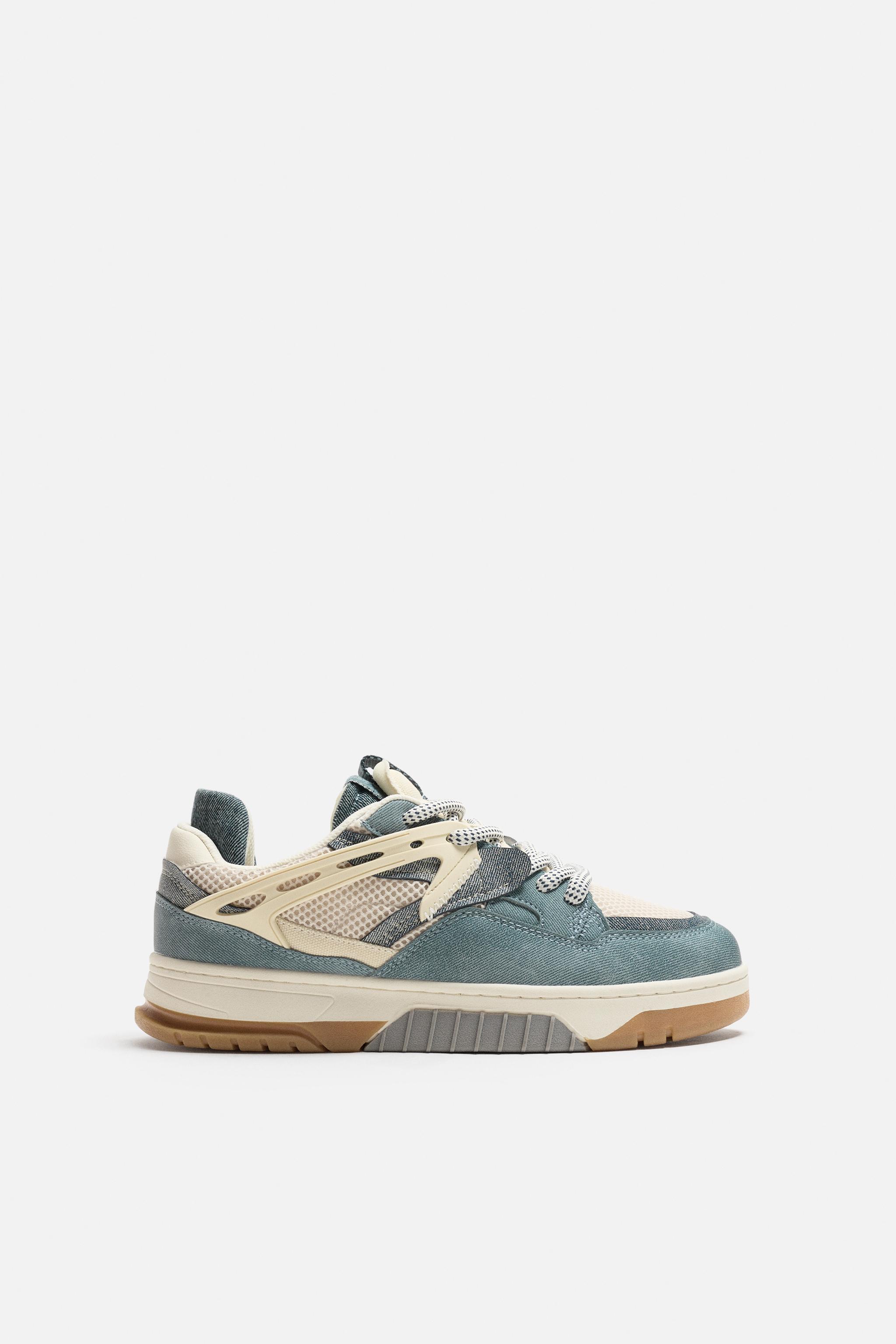 MULTICOLOURED TRAINERS - Blue | ZARA South Africa