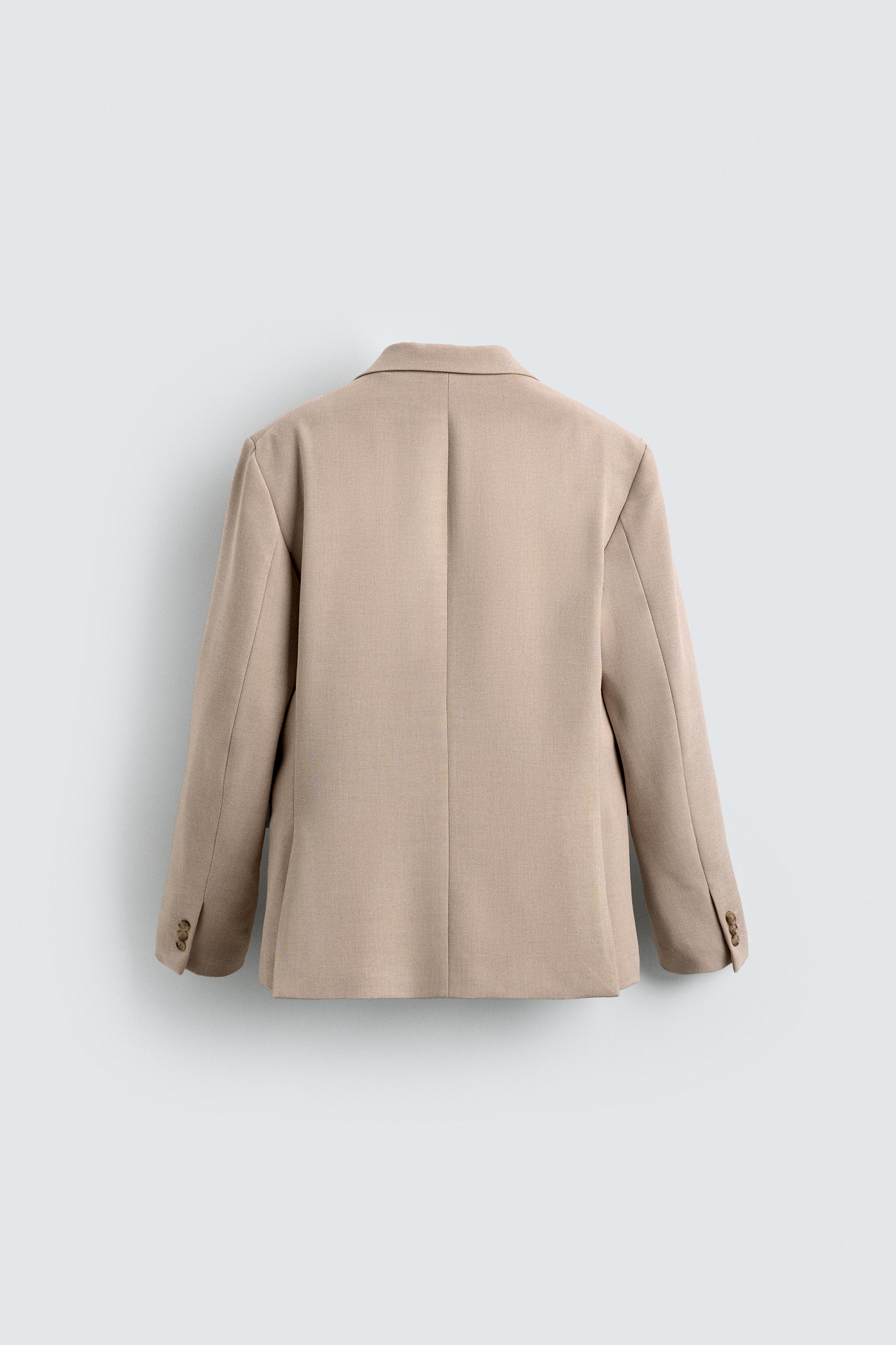 スリムフィットスーツブレザー - サンド/マール | ZARA Japan / 日本