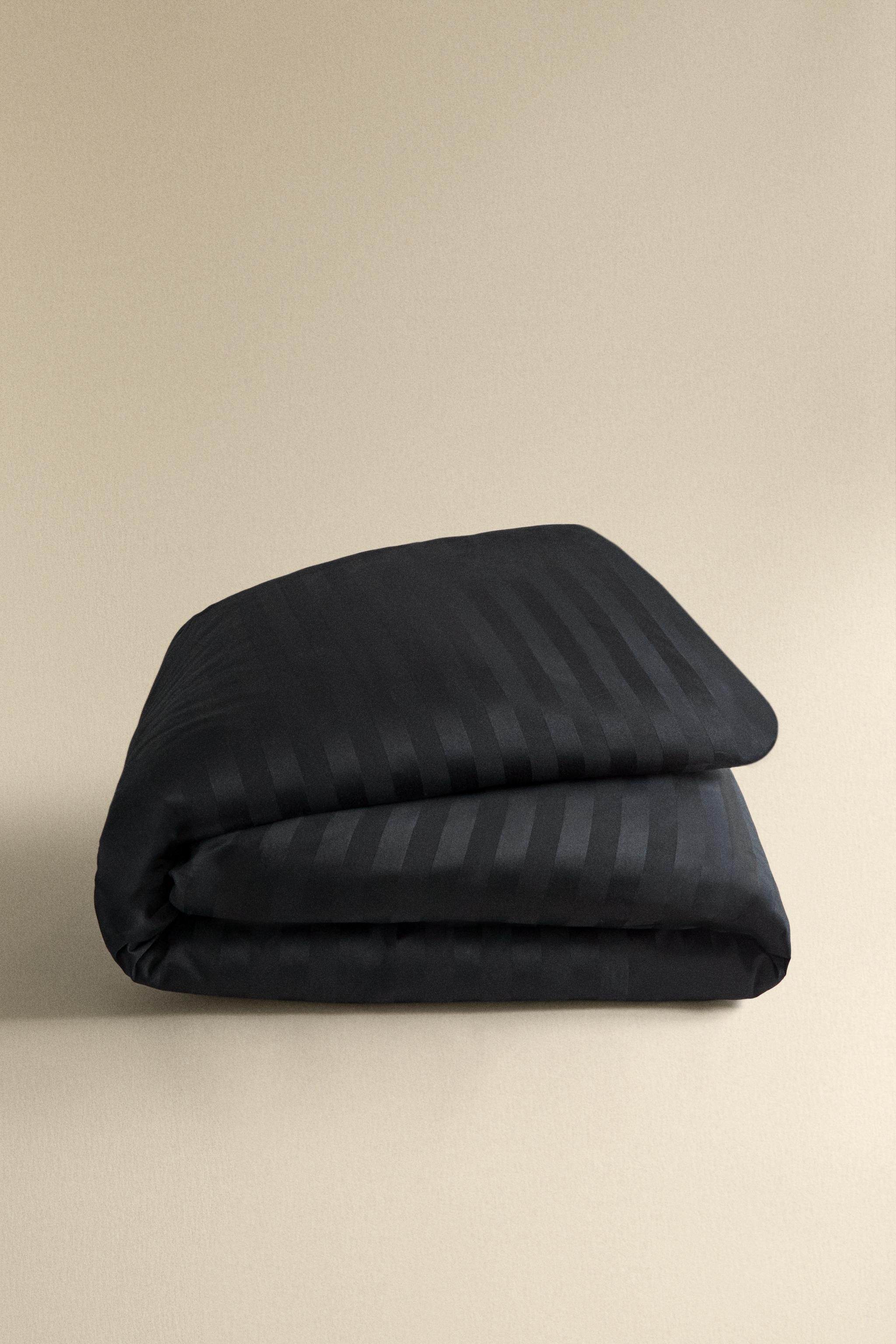 SATEEN STRIPED DUVET COVER (500 THREAD COUNT)