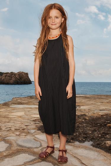 LIMITED EDITION PINSTRIPE DRESS - Black / White by Zara