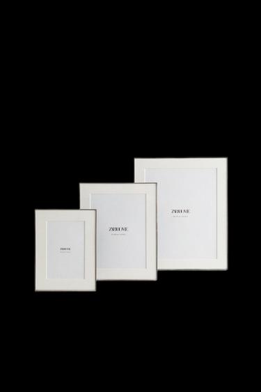 Zara SILVER THIN EDGE PICTURE FRAME - Silver