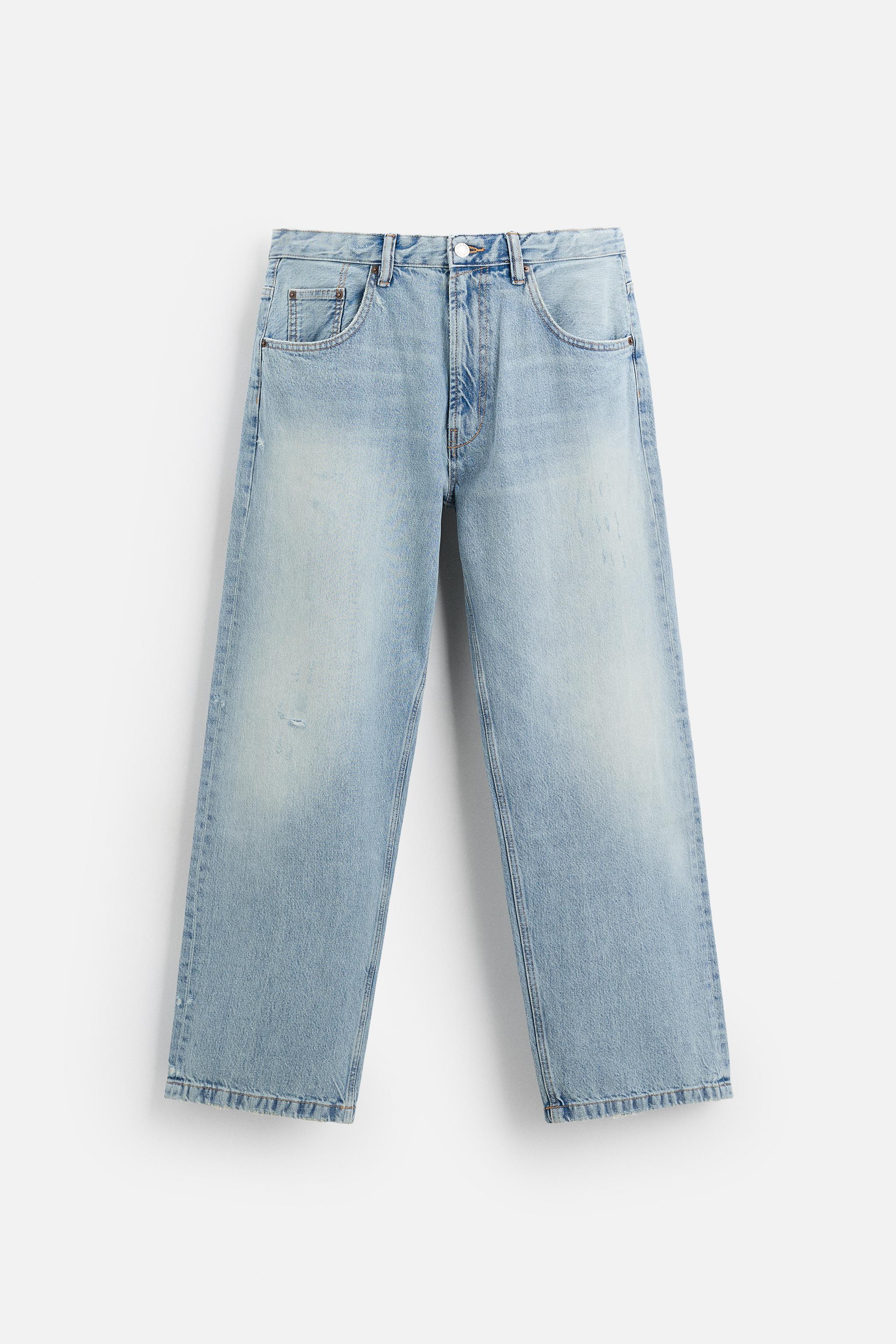Baggy Jeans Zara Pantalon Jean BAGGY FIT JEANS Light Blue ZARA