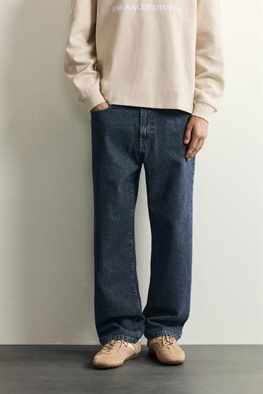 JEANS REGULAR FIT - Índigo de Zara