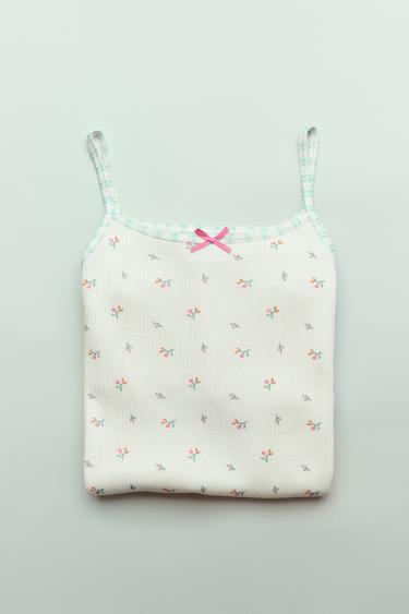 6-14 YEARS/ FLORAL NIGHTDRESS - Ecru by Zara