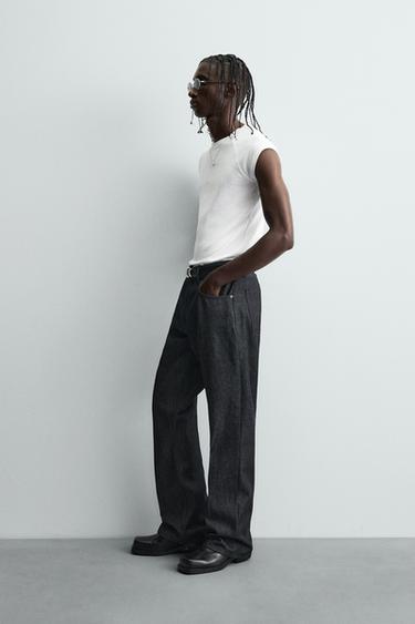BOOTCUT STRAIGHT-LEG JEANS - Blue by Zara - Image 3