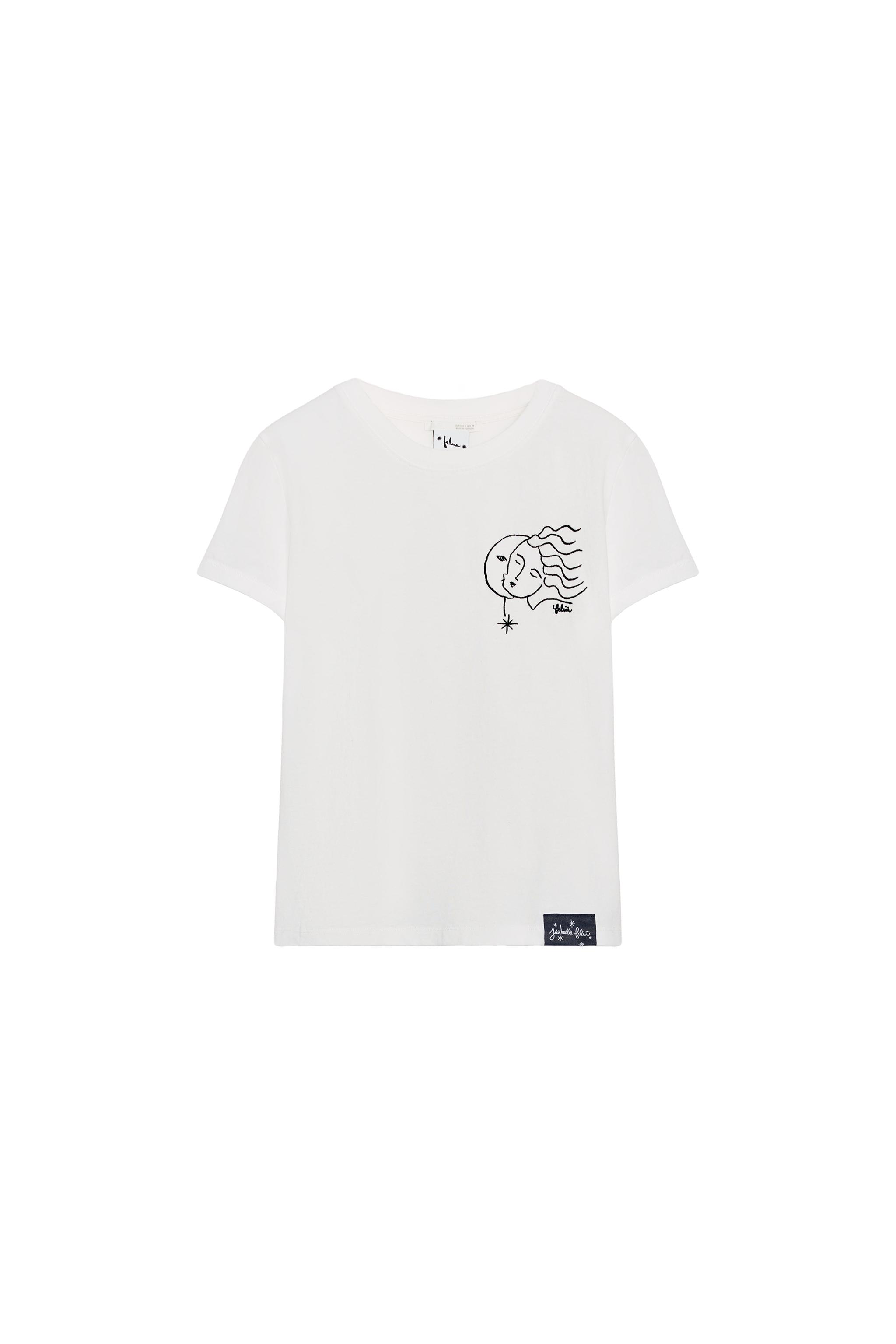 CAMISETA BORDADO ISABELLE FELIU