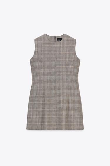 ZW COLLECTION MINI DRESS - Blue grey by Zara - Image 0