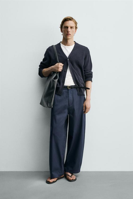 CROPPED WIDE FIT PANTS from Zara - $79.90