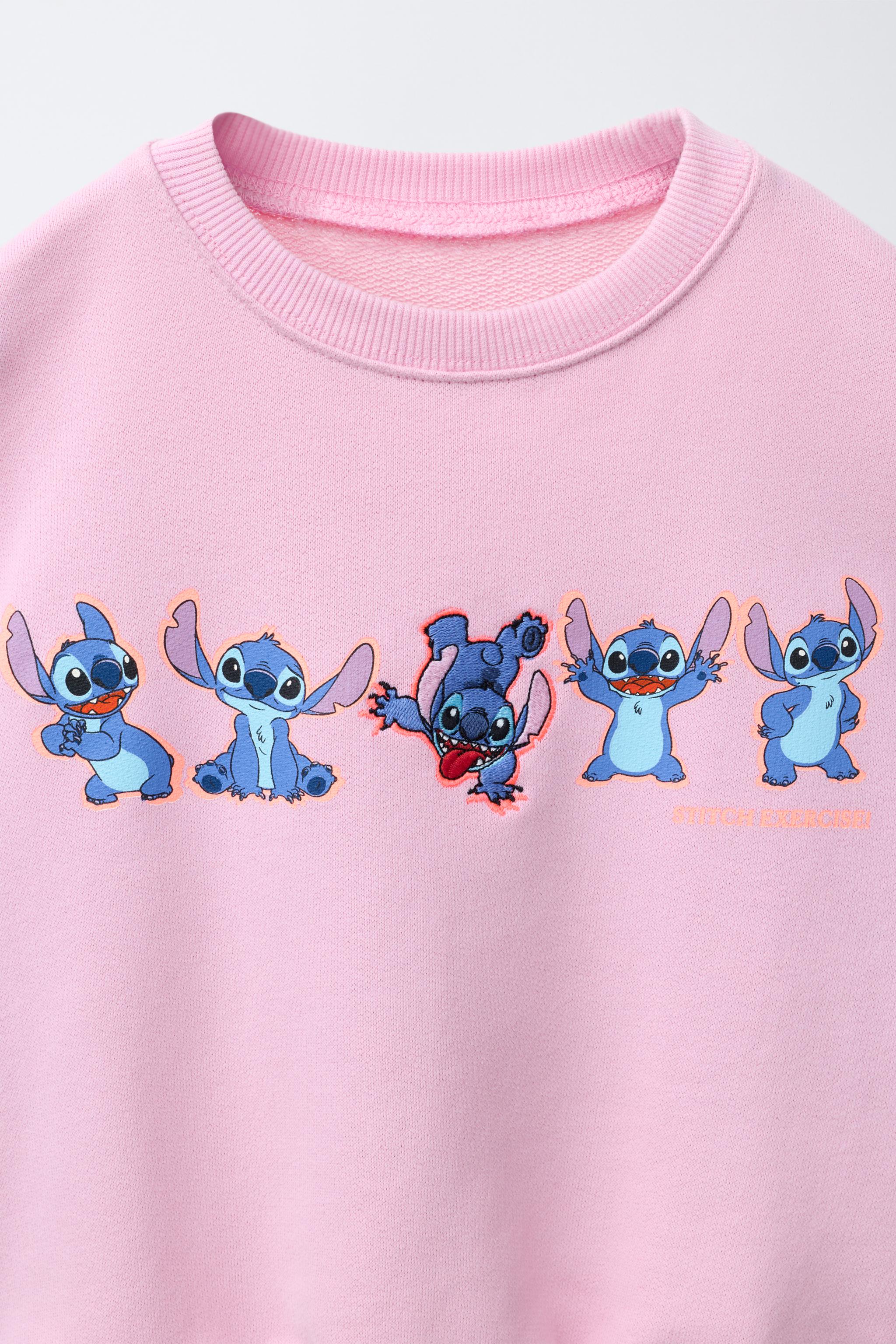 LILO & STITCH © DISNEY PRINTED SWEATSHIRT - Light mauve