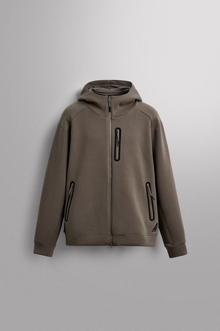 ZARA TECHNICAL ZIP HOODIE