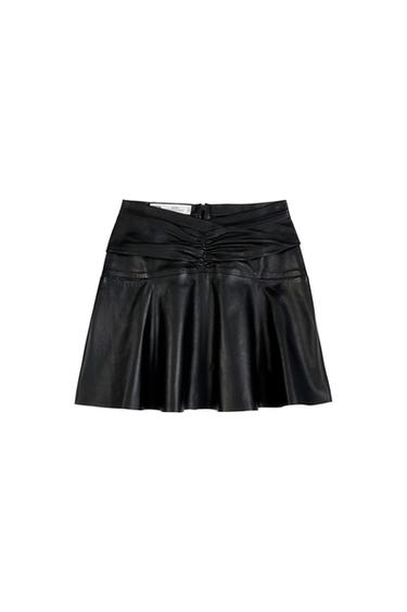 LEATHER MINI SKIRT LIMITED EDITION
