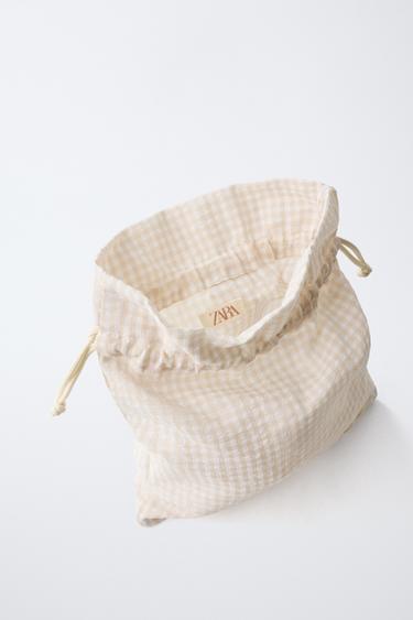 PACK DE SACS À CARREAUX - Blanc écru de Zara - Image 3