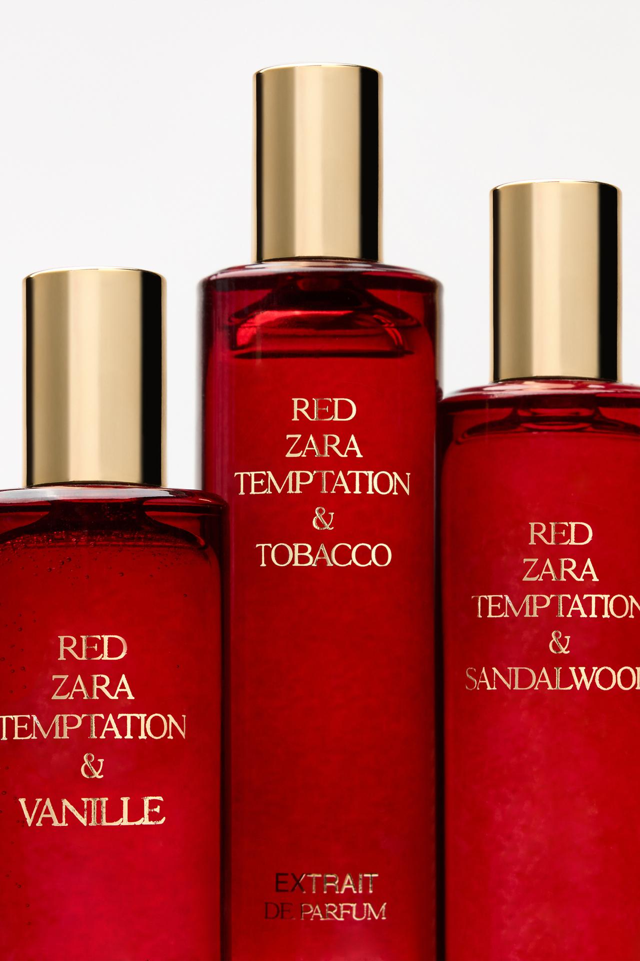 Духи RED TEMPTATION & VANILLE экстра-парфюм 50 мл + RED TEMPTATION TOBACCO экстра-парфюм 50 мл + RED TEMPTATION & SANDALWOOD экстра-парфюм 50 мл
