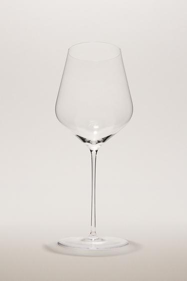 VINGLAS I PUSTET KRYSTALLINSK GLAS - 990 fra Zara