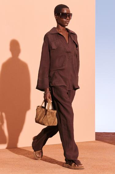 PCKT SHRT - dark russet by Zara - Image 1