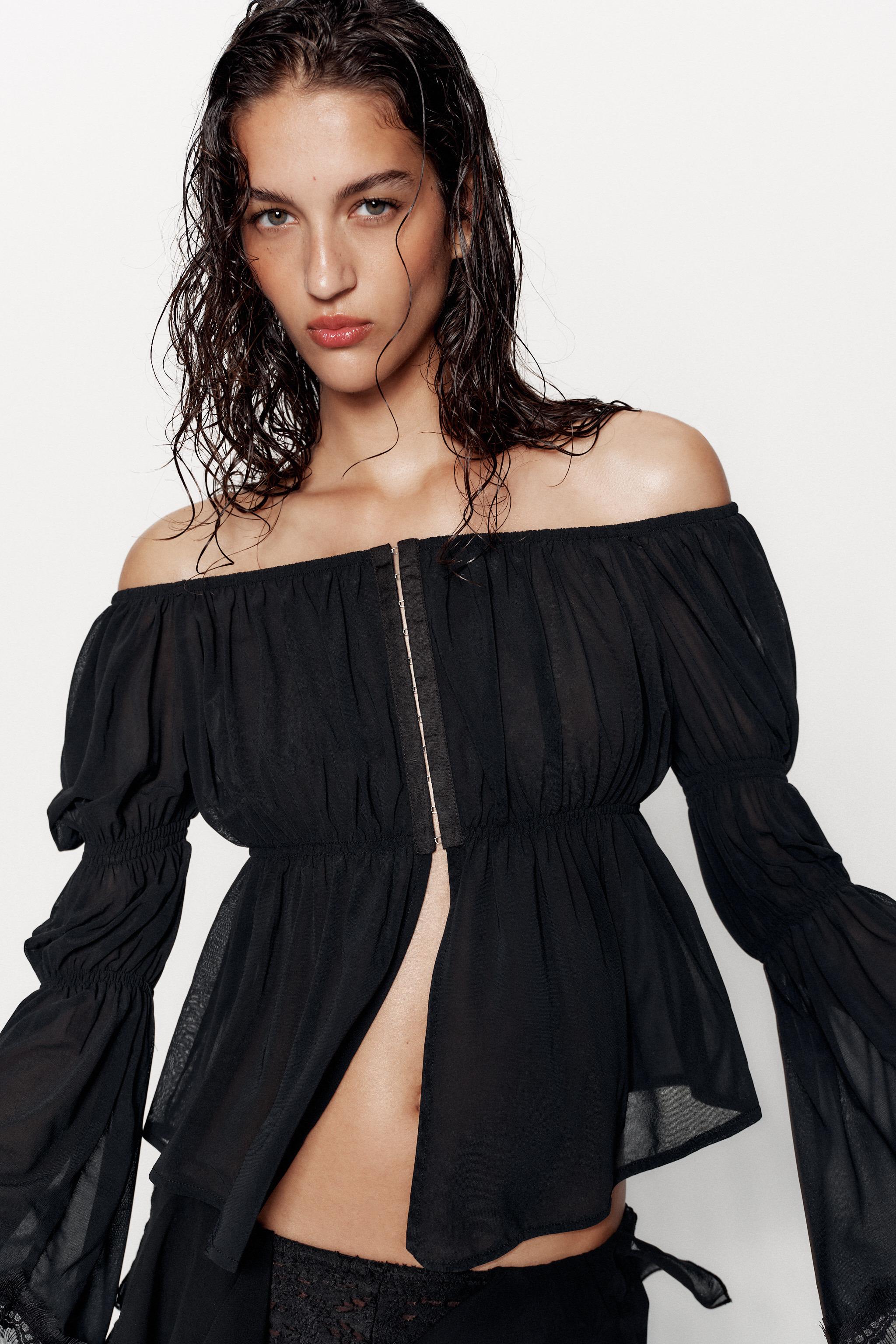 COMBINATION LACE TOP