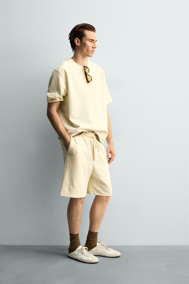 BERMUDA DE JOGGER CON TEXTURA 4
