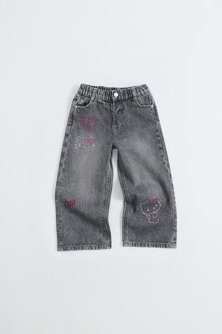 JEANS CULOTTE BORDADOS HELLO KITTY © SANRIO